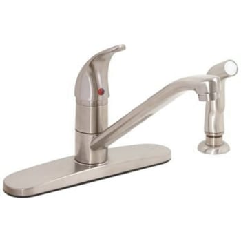 Image for Premier Westlake Single-Handle Kitchen Faucet With Side Sprayer Brushed Nickel from HD Supply