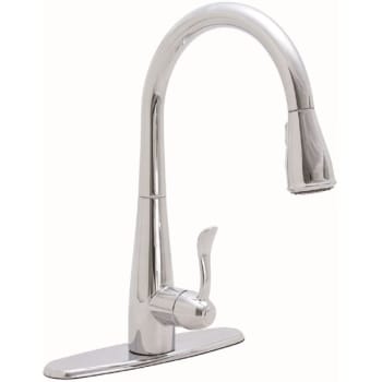 Image for Premier Sanibel Single-Handle Pull-Down Sprayer Kitchen Faucet In Chrome from HD Supply
