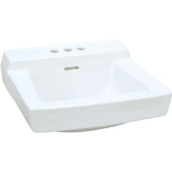 Image for Gerber 19 In. X 17 In. Gerber Plymouth Wall-Hung Bathroom Sink In White from HD Supply