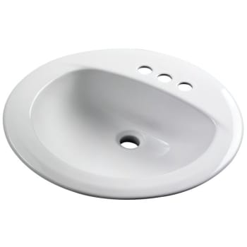 Image for Gerber Maxwell 19 in. Self-Rimming Sink Basin In White from HD Supply