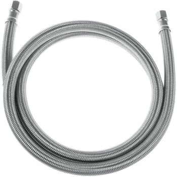 Image for Durapro 1/4" Comp X 1/4" Comp X 5 Ft. Stainless Steel Ice Maker Supply Line from HD Supply