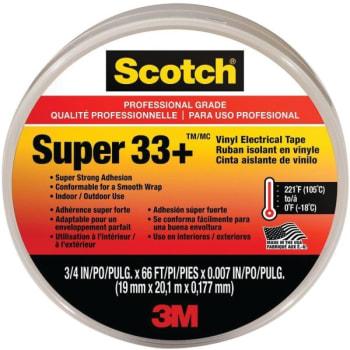 Image for 3m Scotch Super 33+ 3/4 In. X 66 Ft. Electrical Tape from HD Supply