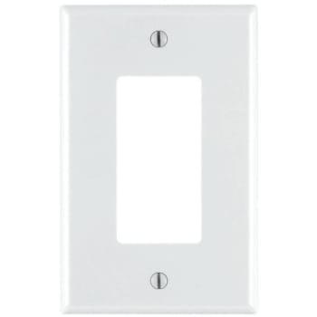 Image for Leviton 1-Gang Decora/gfci Midway Size Wallplate, White from HD Supply