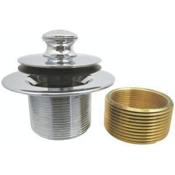 Image for Ips 2.875 X 2.375" X 2.875" Push Pull Chrome Plated Bathtub Stopper With Bushing from HD Supply