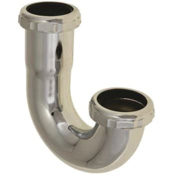 Image for Premier 1-1/2 In. Brass 45-Degree J-Bend, 17-Gauge In Chrome from HD Supply
