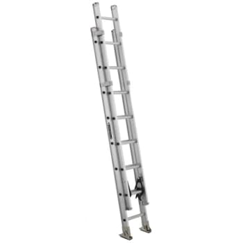 Image for Louisville Ladder® Ae1200hd 16 Ft. 375 Lb. Aluminum 16-Step Extension Ladder from HD Supply
