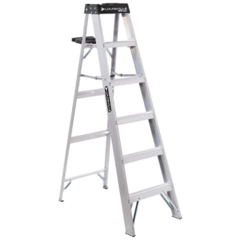 Image for Louisville Ladder® As3000 6 Ft. 300 Lb. 5-Step Aluminum Step Ladder from HD Supply
