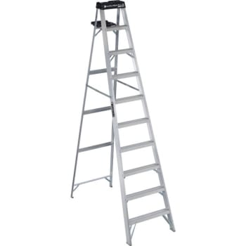 Louisville Ladder° AS3000 300 Lb 9-Step Aluminum Step Ladder 10'