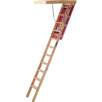 Louisville Ladder Champion 300 Lb 11 Step Attic Ladder 22 5 X 54 Hd Supply