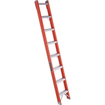 Louisville Ladder° FH1000 300 Lb Fiberglass 8-Step Shelf Ladder 8'