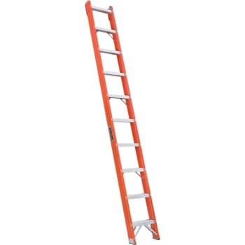 Louisville Ladder° FH1000 300 Lb Fiberglass 10-Step Shelf Ladder 10'