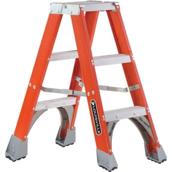 Image for Louisville Ladder® Fm1500 3 Ft. 300 Lb. Fiberglass 2-Step Twin Step Ladder from HD Supply