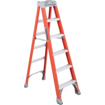 Image for Louisville Ladder® Fs1500 6 Ft. 300 Lb. 5-Step Fiberglass Step Ladder from HD Supply