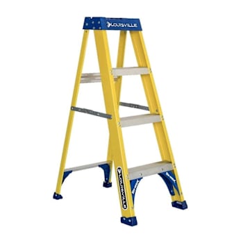 Louisville Ladder® Fs2000 4 Ft. 250 Lb. Fiberglass 3-Step Stool Ladder