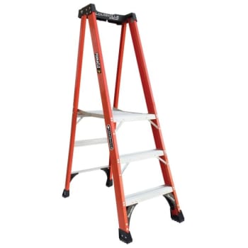 Image for Louisville Ladder® Fxp1800hd 3 Ft. 375 Lb. Fiberglass Pinnacle Platform Step Ladder from HD Supply