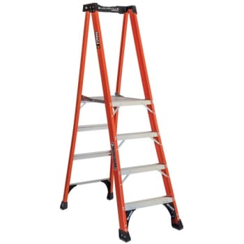 Louisville Ladder° FXP1800HD 375 Lb Fiberglass Pinnacle Platform Step Ladder 4'