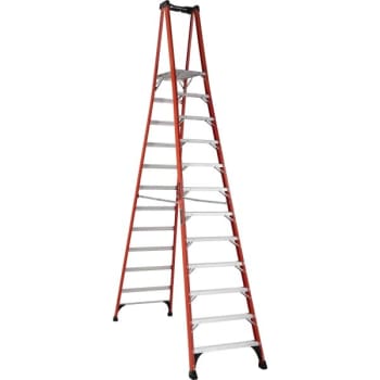 Image for Louisville Ladder® Fxp1800hd 12 Ft. 375 Lb. Fiberglass Pinnacle Platform Step Ladder from HD Supply