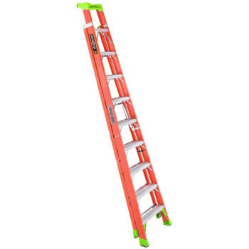 Image for Louisville Ladder® Fxs1500 10 Ft. 300 Lb. Fiberglass 10-Step Cross Step Ladder from HD Supply