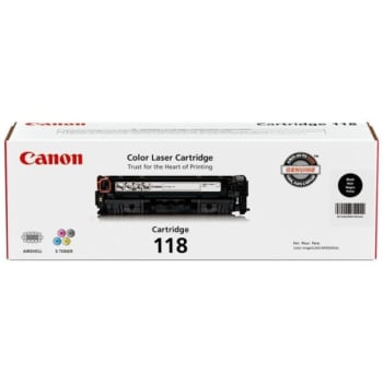 Image for Canon 118, Black Toner Cartridge from HD Supply