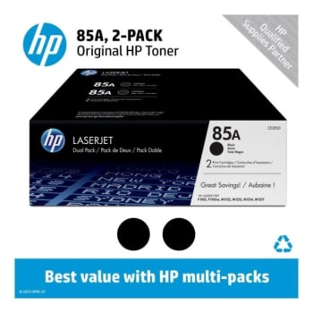 Image for HP 85A CE285D Black Original Toner Cartridges, Package Of 2 from HD Supply