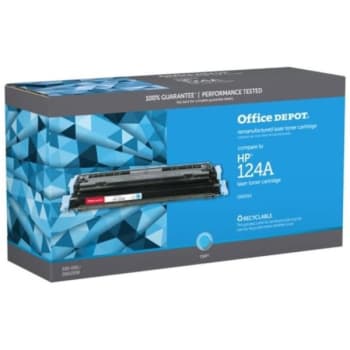 Image for Office Depot® Od2600c -Hp 124a- Remanufactured Cyan Toner Cartridge from HD Supply