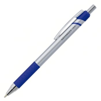 Image for Office Depot® Brand Advanced Ink Retractable Ballpoint Pens, 1.2mm, Blue Ink, Package Of 12 from HD Supply
