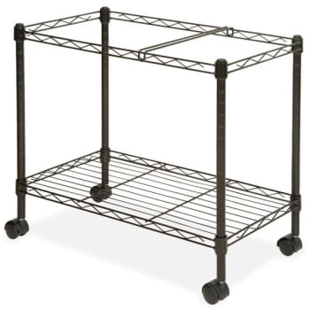 Image for Lorell® Mobile File Cart - 4 Casters - Steel - Black from HD Supply
