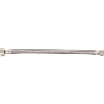 Image for Durapro 3/8" Comp X 1/2" Fip X 12" Braided Stainless Steel Faucet Supply Line from HD Supply