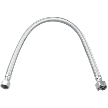 Durapro 3/8" Comp X 1/2" Fip X 16" Braided Stainless Steel Faucet Supply Line