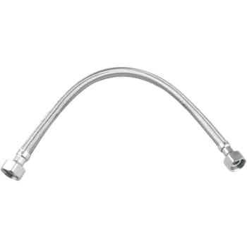 Image for Durapro 1/2" Comp X 1/2" Fip X 20" Braided Stainless Steel Faucet Supply Line from HD Supply