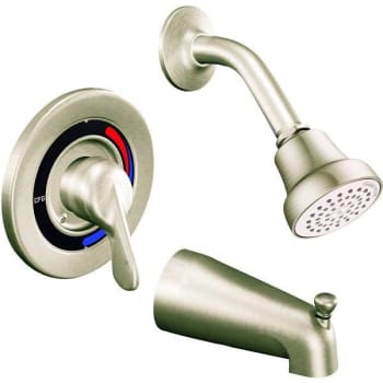 Image for Cleveland Faucet Group Cornerstone Tub And Shower Trim Brushed Nickel 1.75 Gpm from HD Supply