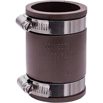 Image for Fernco 1-1/2 In. Flexible Pvc Clamp Coupling from HD Supply