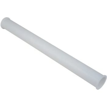 Image for Durapro 1-1/2" X 1.3 Ft. White Plastic Schedule 40 Sink Flanged Tailpiece from HD Supply