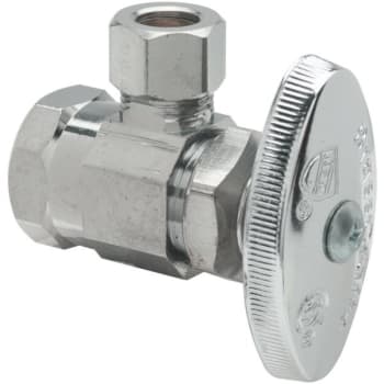 Image for Brasscraft 1/2" Fip Inlet X 3/8" Od Compression Outlet Multi-Turn Angle Valve from HD Supply