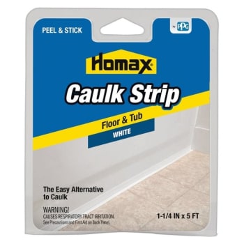 Image for Homax 1-1/4 In. X 5 Ft. Tub And Floor Caulk Strip White from HD Supply