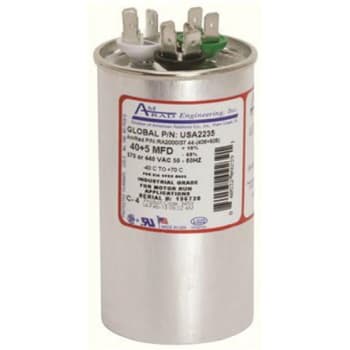 Image for Amrad Engineering Usa2235 - 40/5 Mfd 370/440 Vac Round Motor Run Capacitor from HD Supply