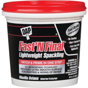 Image for Dap Fast'n Final 32 Oz. White Lightweight Spackling from HD Supply