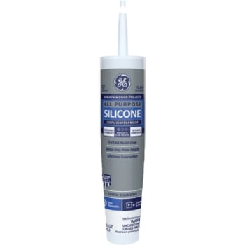 Image for Ge Silicone 1 10.1 Oz. Clear All Purpose Caulk from HD Supply
