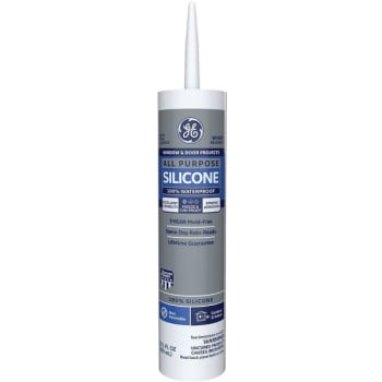 Image for Ge Silicone 1 10.1 Oz. White All-Purpose Caulk from HD Supply