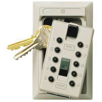 Image for Kidde Mounted 5-Key Box With Pushbutton Combination Lock, Clay from HD Supply