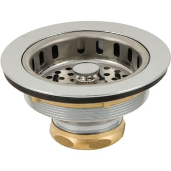 Image for Premier Heavy-Duty Sink Basket Strainer, Chrome Plated Brass from HD Supply