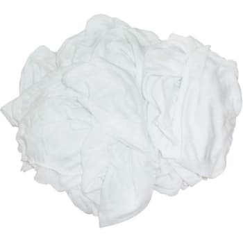 Image for Renown White Bleached Knit Rag 25 Lbs Box from HD Supply