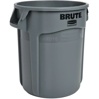 Image for Rubbermaid Brute 20 Gal. Gray Round Trash Can from HD Supply