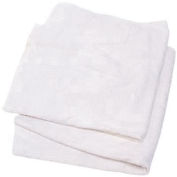 Image for Hospeco 10 Lbs. Per Box White Terry Towel Rags from HD Supply
