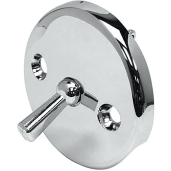Image for Proplus Round Overflow Trip Lever Plate, Clip Type, Chrome Plated from HD Supply
