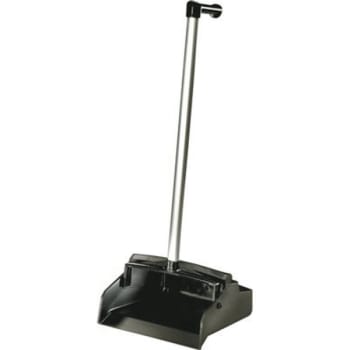 Image for Renown 12 In. Black L-Grip Plastic Upright Lobby Dust Pan from HD Supply