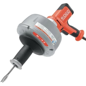 Image for Ridgid 115-Volt K-45-1 Drain Cleaner With C-1 5/16 In. Inner Core Cable And Carrying Case from HD Supply