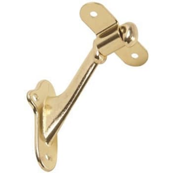 Image for Private Brand Unbranded Hand Rail Bracket Polished Brass from HD Supply