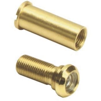 Anvil Mark 1/2" Hole 160-Degree Door Viewer In Brass Fits 1-3/8" To 2" Door
