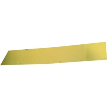 Image for Don-Jo 8 In. X 34 In. Brass Plated Door Kick Plate from HD Supply